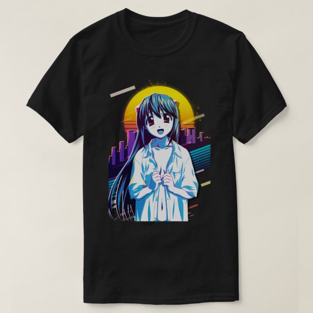 Mens Womens Elfen Manga Anime Lied Funny Fans T-Shirt (Design Front)