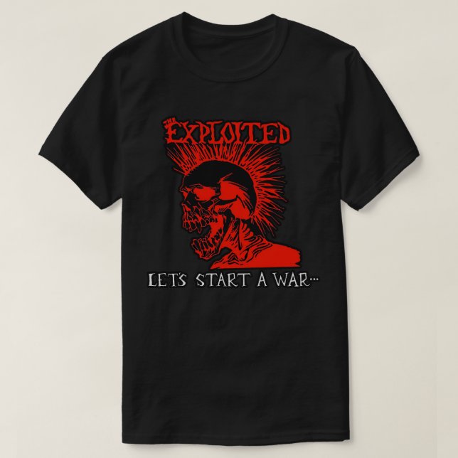 Mens Womens Exploited Band Gifts For Movie Fans T-Shirt (Design Front)