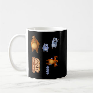 Mens Womens Grizzy And Lemmings Funny Kids Gift Ca Coffee Mug