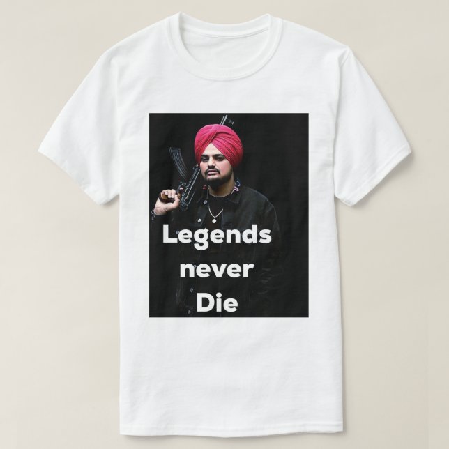 Mens Womens Indian Sidhu Five Moose Man Wala Actor T-Shirt (Design Front)