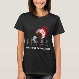 Mens Womens Terraria Game Halloween T-Shirt