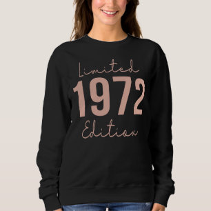 Mens Womens Vintage 1972 Born In 1972 Sweatshirt