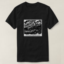 Men's Woodblock Logo T-Shirt - Black