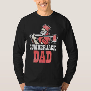 Mens Woodworker Axe Arborist Lumberjack Dad 7 T-Shirt