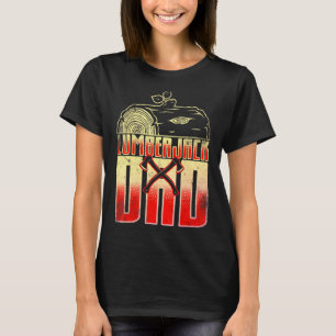 Mens Woodworker Axe Arborist Lumberjack Dad 9 T-Shirt