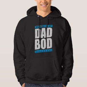 Mens Working On My Dad Bod Father Papa Father's D Hoodie