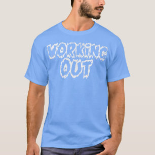 Mens WORKING OUT Gym Fitness Workout Bodybuilding T-Shirt