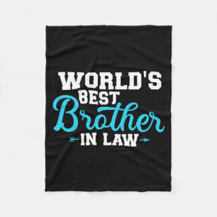 Mens Worlds Best Brother-In Performance Fleece Blanket