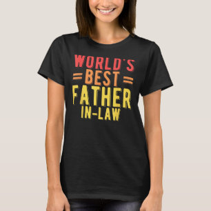 Mens World's Best Father In Law Daughter In Law Fa T-Shirt