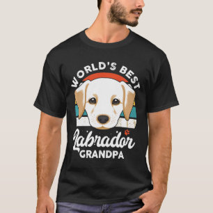 Mens Worlds Best Labrador Grandpa Premium T-Shirt