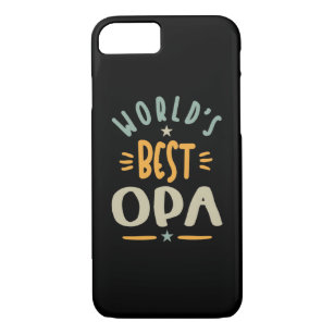 Mens World's Best Opa - Father Grandpa Gift Case-Mate iPhone Case