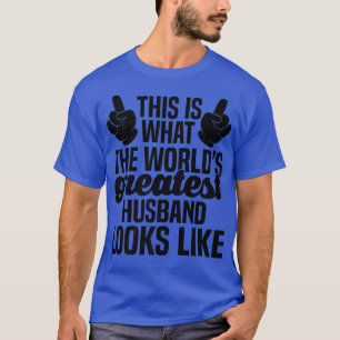 Mens World's Greatest Husband Best Husband Ever P T-Shirt