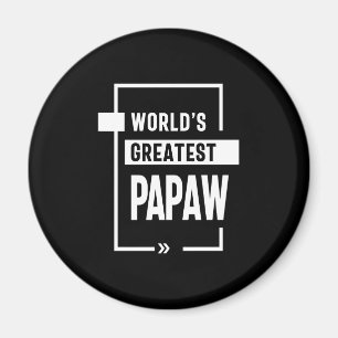 Mens World's Greatest Papaw Gift Magnet