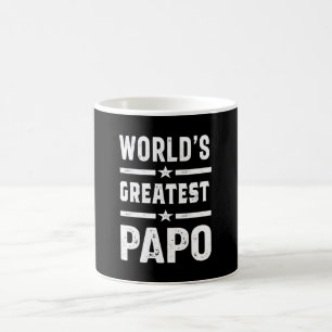 Mens World's Greatest Papo Funny - Father's Day Coffee Mug