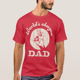 Mens Worlds okayest dad t shirtfathers day funny T-Shirt