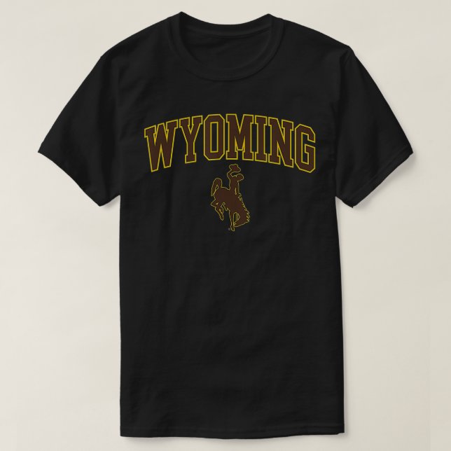 Mens Wyoming Cowboys Apparel Fan Favourite Arch  T-Shirt (Design Front)