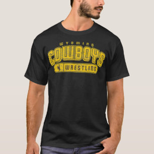 Mens Wyoming Cowboys Apparel Wrestling Pill  T-Shirt