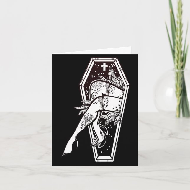 Mens Y Zombie Legs Card (Front)