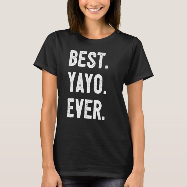 Mens Yayo Grandpa I Love Yayo Spanish Granddad Bes T-Shirt (Front)