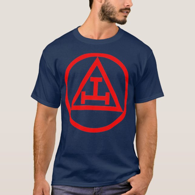 Mens York Rite Royal Arch  Freemasonry T-Shirt (Front)