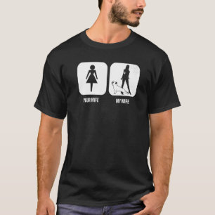 Mens Your Wife My Wife French Bulldog A Dog For H T-Shirt