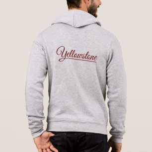 Men's Zip Hoodie-Yellowstone Hoodie
