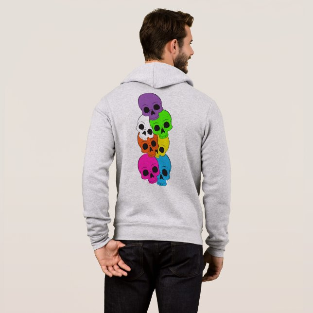 Men's Zip-Up Hoodie (Back Full)