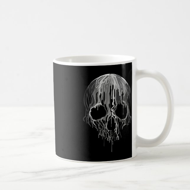 Mens Zombie Hunter Scary Halloween  Coffee Mug (Right)