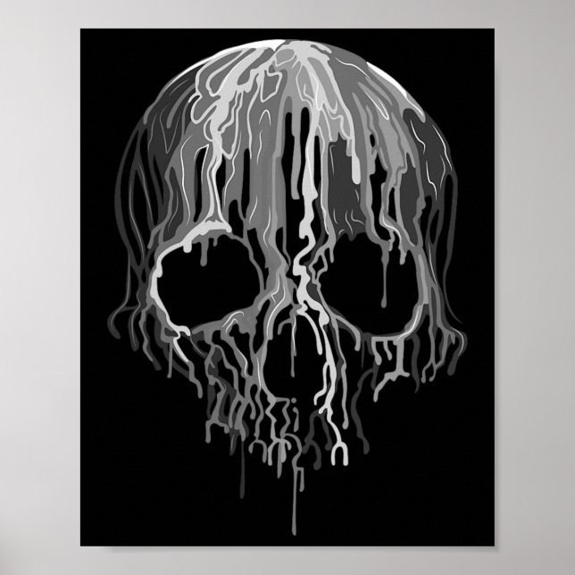 Mens Zombie Hunter Scary Halloween  Poster (Front)