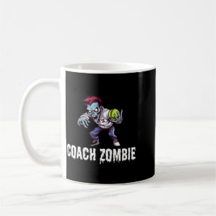Mens Zombie P E Teacher Coach Halloween Coffee Mug