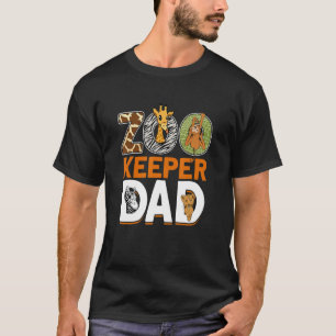 Mens Zookeeper Dad  Zoo Animal  Zookeeper 5 T-Shirt