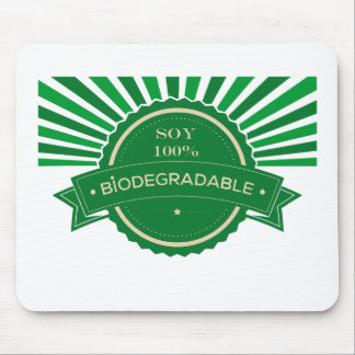 Mensaje Soy 100% Biodegradable Mouse Mat