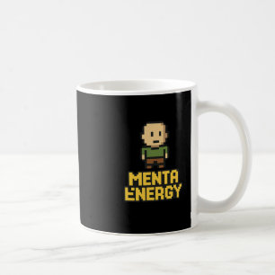Menta Energy Pixel Gamer Funny Graphic Tee  Coffee Mug