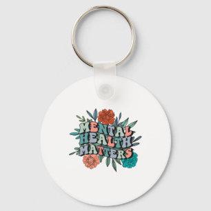 Mental Awareness Mental Health Problems Groovy Flo Key Ring