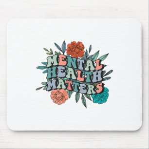 Mental Awareness Mental Health Problems Groovy Flo Mouse Mat