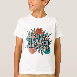 Mental Awareness Mental Health Problems Groovy Flo T-Shirt