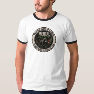 Mental Clarity Over Mind Games Bull Trader Design T-Shirt