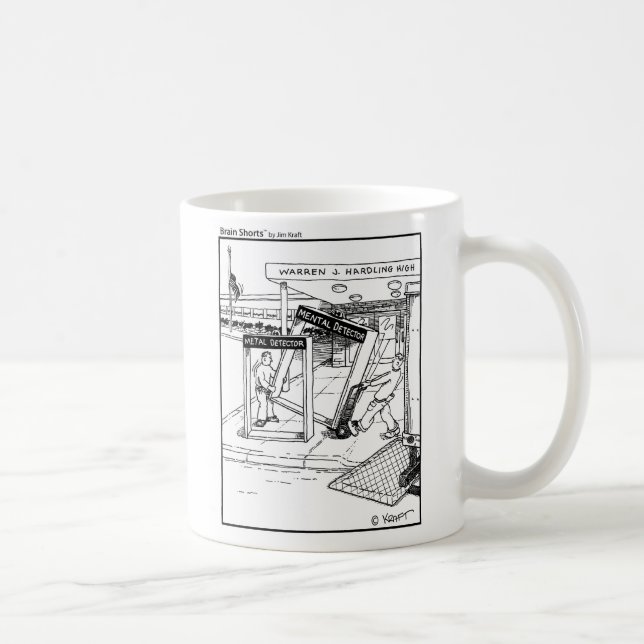 "Mental Detector" by Jim Kraft Coffee Mug (Right)