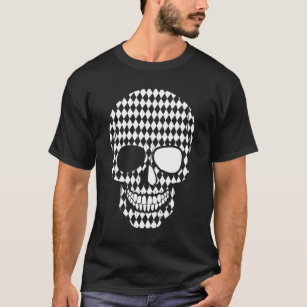 Mental Disorder Depression Support Bipolar Skull T-Shirt