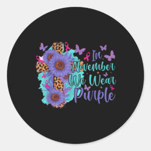 Mental Health Amp Suicide Awareness Classic Round Sticker