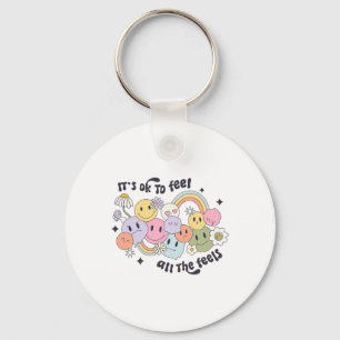 Mental Health And Brain Disease Awareness Key Ring