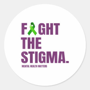 Mental Health Awareness _1 Classic Round Sticker