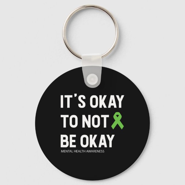 Mental Health Awareness 1  Key Ring (Front)