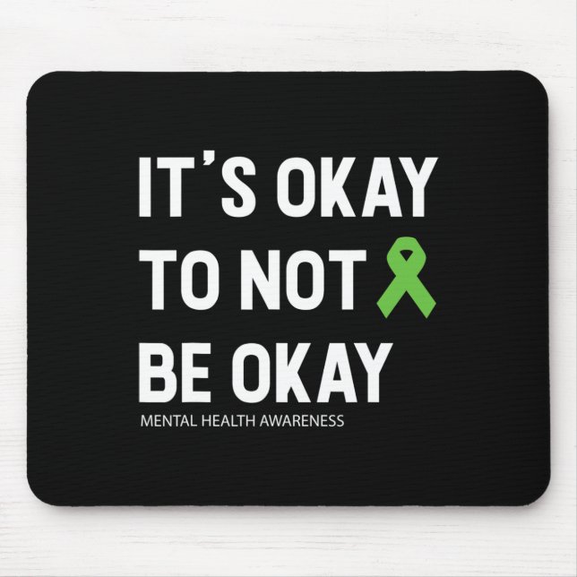 Mental Health Awareness 1  Mouse Mat (Front)