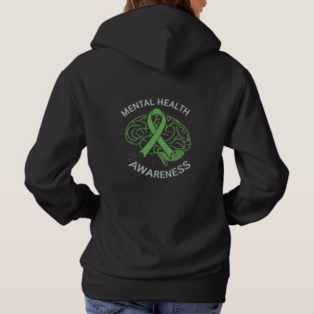 Mental health awareness 2024,Mind Matters Hoodie (Back)