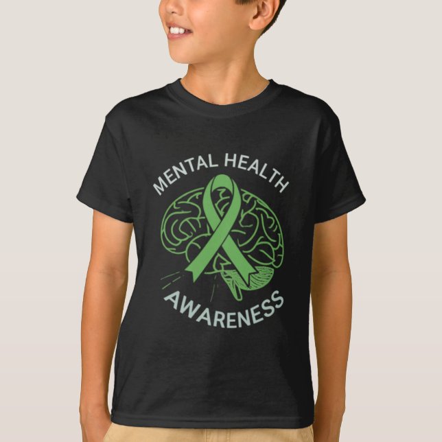 Mental health awareness 2024,Mind Matters Hoodie T-Shirt (Front)