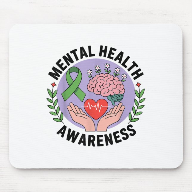 Mental Health Awareness _3  Mouse Mat (Front)