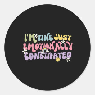 Mental Health Awareness &amp; Brain Illness  Classic Round Sticker