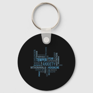 Mental Health Awareness Anxiety Depression Disorde Key Ring