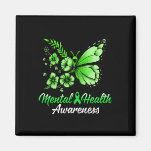 Mental Health Awareness Butterfly 1 Magnet